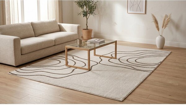 Tappeto beige 160x230 cm Pulse - ESTE