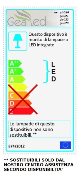 Abat-jour moderna gea luce nekkar gls020 led flessibile touch dimmer lampada tavolo scrivania - Gea Luce