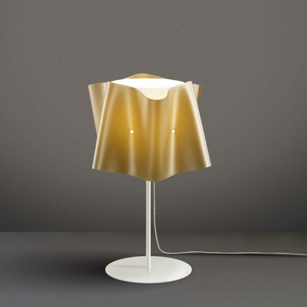 Abat-jour linea zero folio t 37 e27 led polilux lampada tavolo moderna - Linea Zero