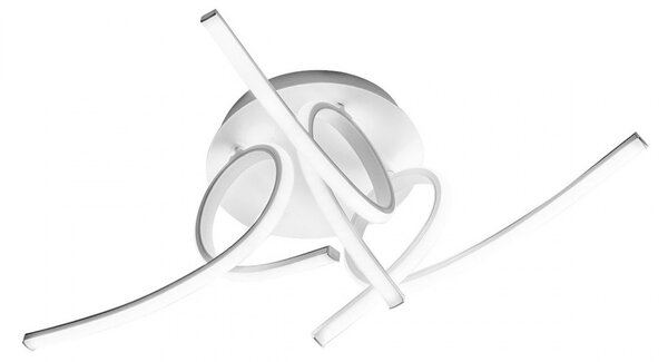 Plafoniera moderna gea luce tosca p3 4000°k 45w led alluminio lampada soffitto - Gea Luce