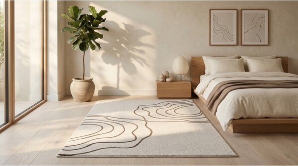 Tappeto beige 160x230 cm Pulse - ESTE