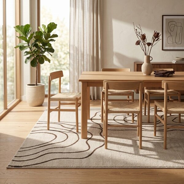 Tappeto beige 160x230 cm Pulse - ESTE