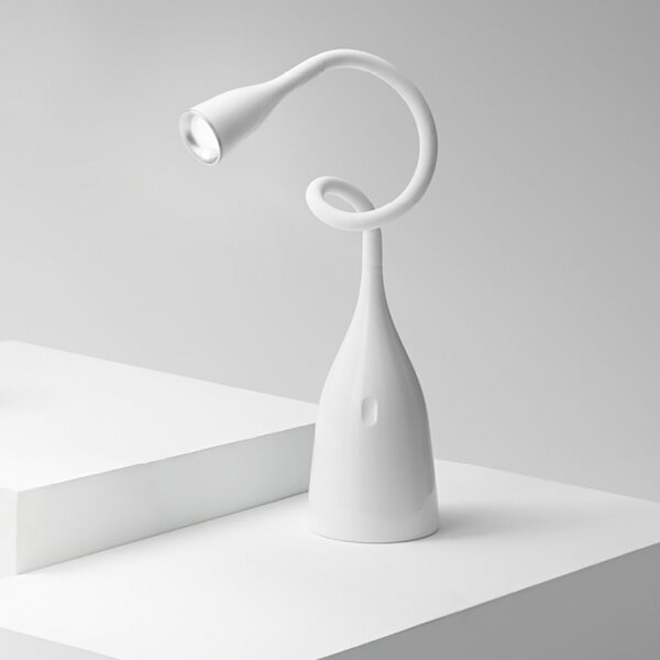 Abat-jour moderna gea luce nekkar gls020 led flessibile touch dimmer lampada tavolo scrivania - Gea Luce