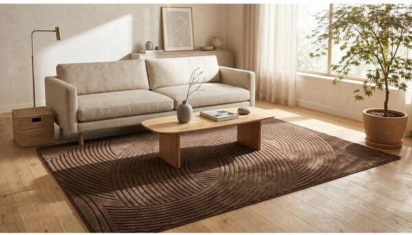 Tappeto marrone 120x170 cm Zephyr - ESTE