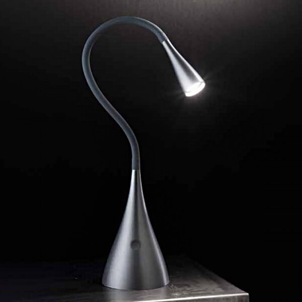 Abat-jour moderna perenz snake 5912 gr led flessibile dimmerabile touch lampada scrivania - Perenz