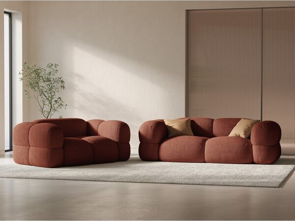 Divano color mattone 210 cm Loretto – Cosmopolitan Design