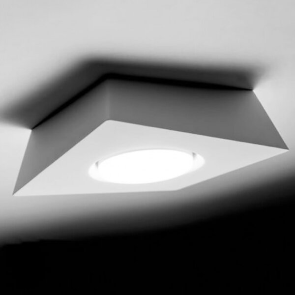 Plafoniera gesso sforzin anchise t371 gx53 led lampada soffitto - Sforzin Illuminazione