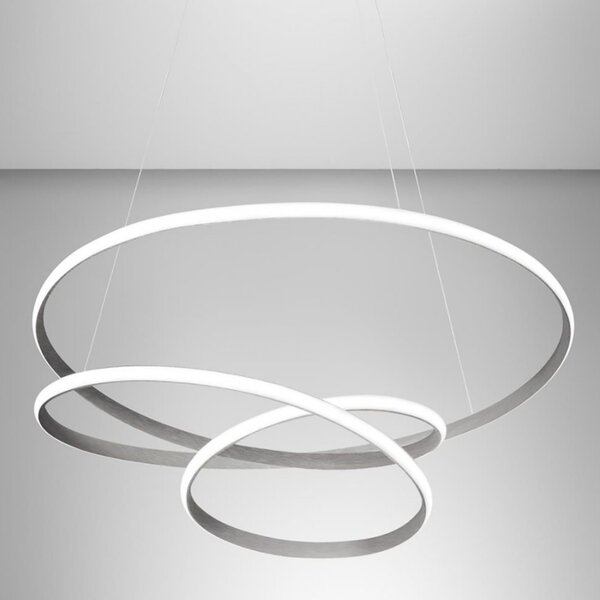 Lampadario led gea luce diva ss t moderna alluminio sospensione - Gea Luce