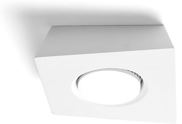 Plafoniera gesso sforzin anchise t371 gx53 led lampada soffitto - Sforzin Illuminazione