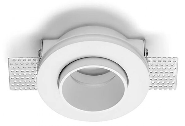 Faretto incasso sforzin thessaly t334 gu10 led gesso spot cartongesso - Sforzin Illuminazione