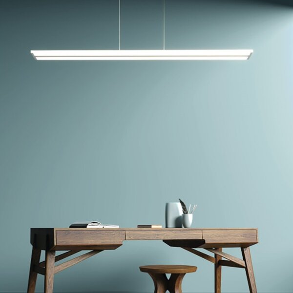 Lampadario led dimmerabile top light double track 1179s lampada sospensione modulo led moderna - Top Light