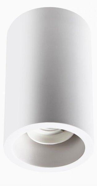 Plafoniera gesso belfiore 9010 la matta 8946-39 e27 led lampada soffitto cilindro - Belfiore - 9010