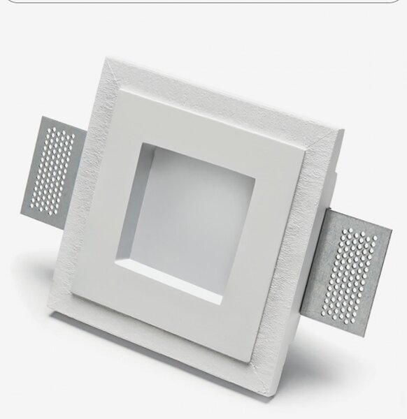 Faretto incasso gesso belfiore 9010 andromeda r 4178b.35 gu10 led ip44 lampada soffitto cartongesso muratura - Belfiore - 9010