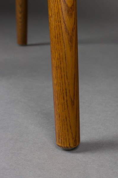 Sedia da pranzo verde imbottita con braccioli Taylor – Dutchbone