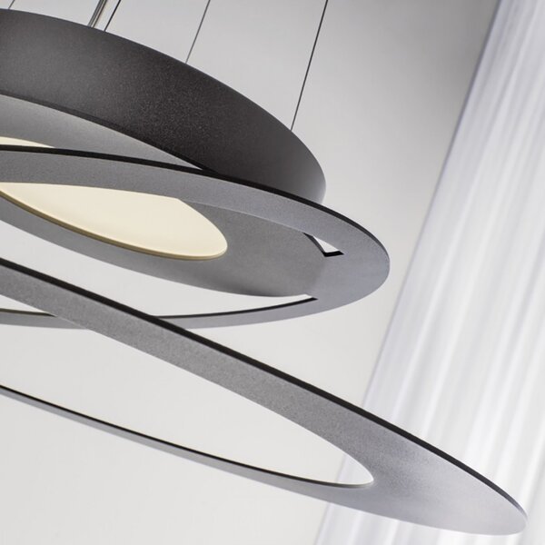 Lampadario moderno illuminando sky spskyreslsb gx53 led metallo sospensione - Illuminando