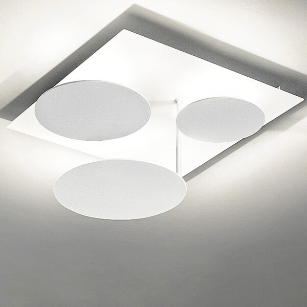 Plafoniera led fratelli braga rotary 2116 pl60 orientabile metallo lampada soffitto - Fratelli Braga