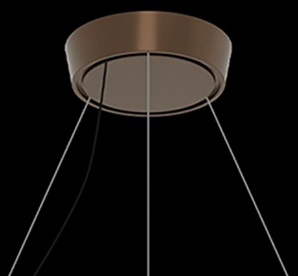 Lampadario esterno linea light lira p led 3000°k 3617lm ip65 lampada soffitto moderna classica - Linea Light Group