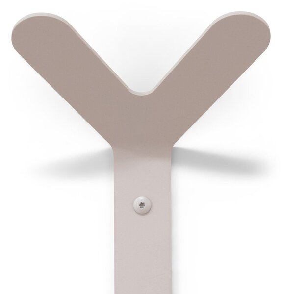 Gancio da parete grigio tortora in acciaio Frondo – Spinder Design