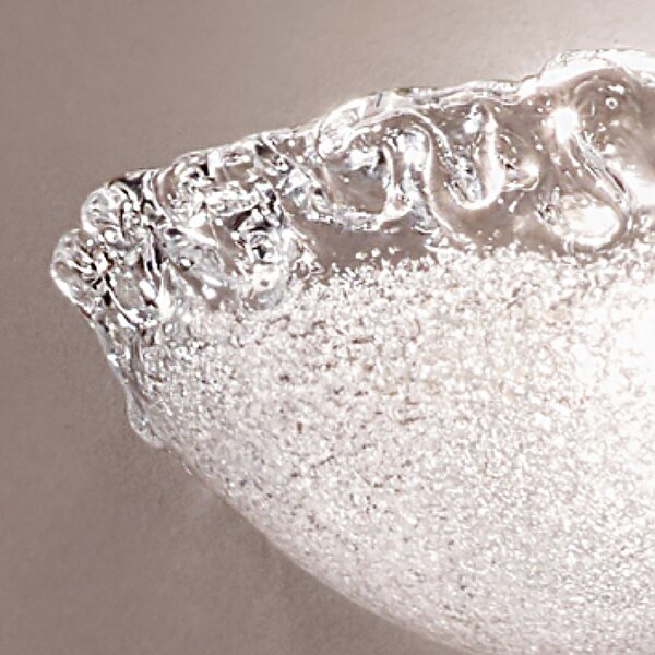 Applique classica due p frost 2699 ap e27 led vetro graniglia cristallo lampada parete vaschetta - Due P Illuminazione