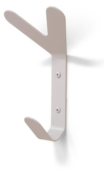 Gancio da parete grigio tortora in acciaio Frondo – Spinder Design