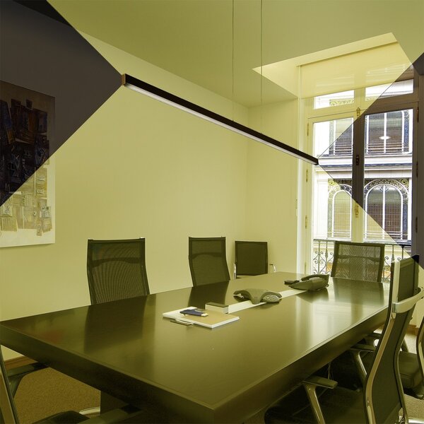 Lampadario led dimmerabile fratelli braga nets 2155 s 3200lm moderna - Fratelli Braga