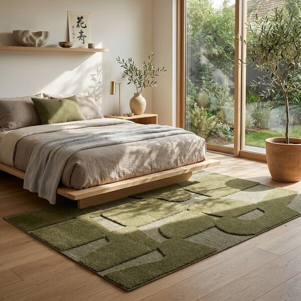 Tappeto verde scuro 160x230 cm Cairo - ESTE