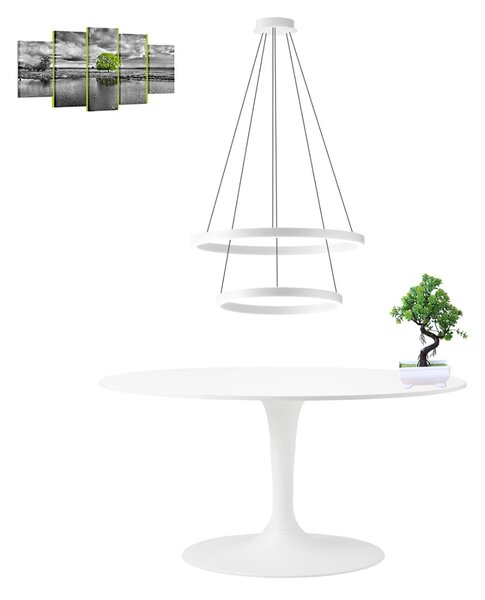 Lampadario led gea luce criseide s2p b 3200lm alluminio sospensione moderna - Gea Luce