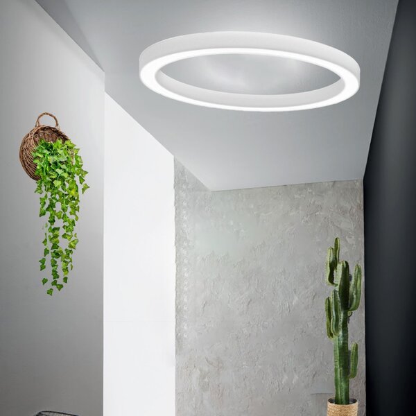 Plafoniera led gea luce flor ps fflpb4 alluminio bianco moderna - Gea Luce