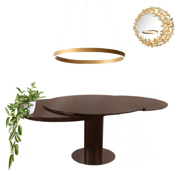 Lampadario led gea luce criseide sg o 4200lm alluminio sospensione moderna classica - Gea Luce