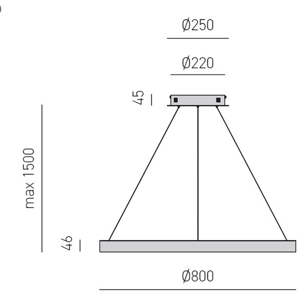 Lampadario led gea luce criseide sg o 4200lm alluminio sospensione moderna classica - Gea Luce