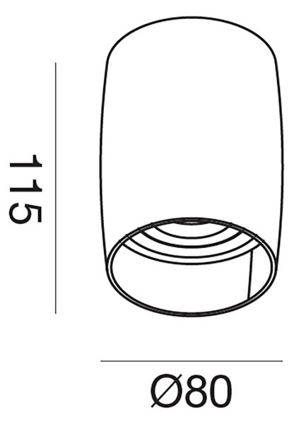 Plafoniera gea led gfa1221 gu10 led faretto spot orientabile nero lampada soffitto - Gea Led