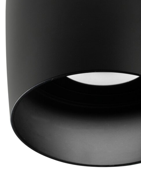 Plafoniera gea led gfa1221 gu10 led faretto spot orientabile nero lampada soffitto - Gea Led