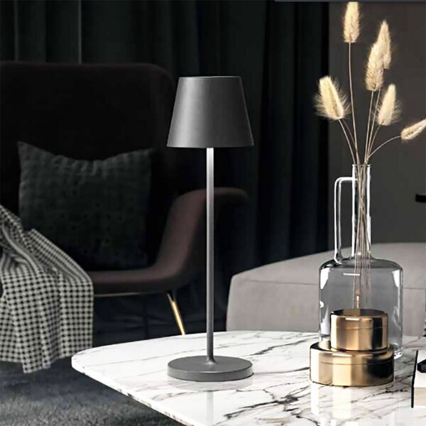 Abat-jour perenz diva 8124 lc led ip54 3000k touch dimmerabile lampada tavolo esterno interno batteria - Perenz