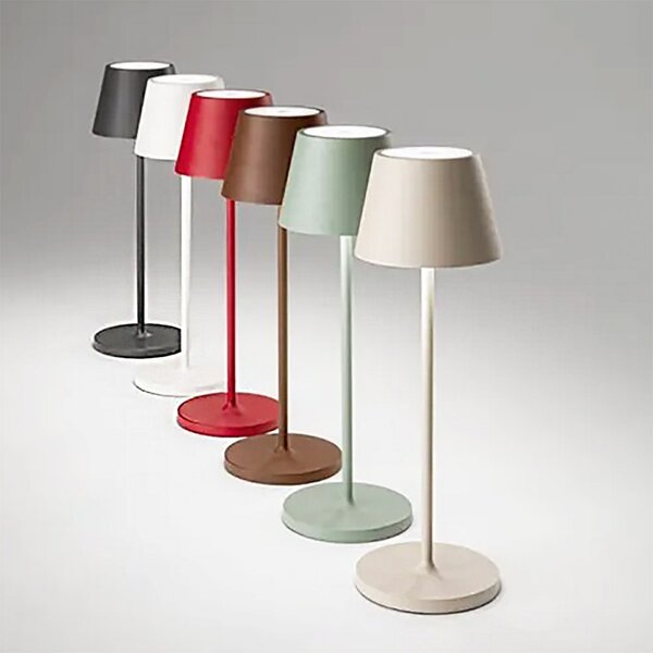 Abat-jour perenz mini diva 8125 lc led ip54 3000k touch dimmerabile lampada tavolo esterno interno batteria - Perenz