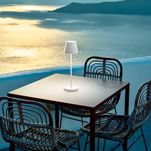 Abat-jour perenz diva 8124 lc led ip54 3000k touch dimmerabile lampada tavolo esterno interno batteria - Perenz