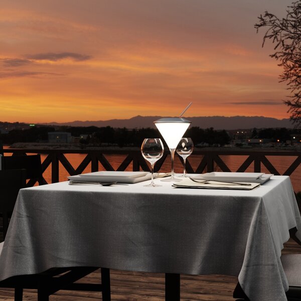Abat-jour moderna led movida lc.026.1.19.30 led 3000k 200lm ip20 batteria lampada tavolo vetro touch - Lampadari Bartalini