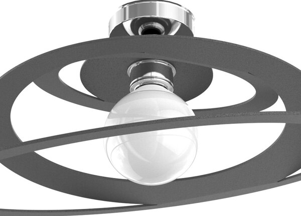 Plafoniera moderno metallo top light bungee 1197 pl50 e27 led lampada soffitto - Top Light