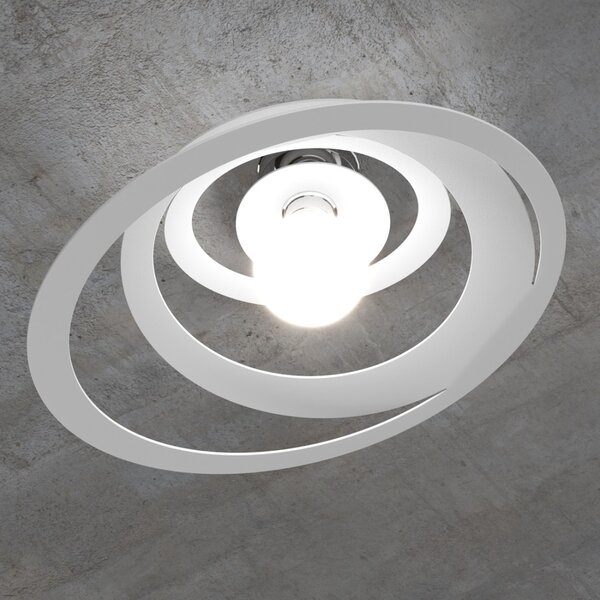 Plafoniera moderno metallo top light bungee 1197 pl50 e27 led lampada soffitto - Top Light