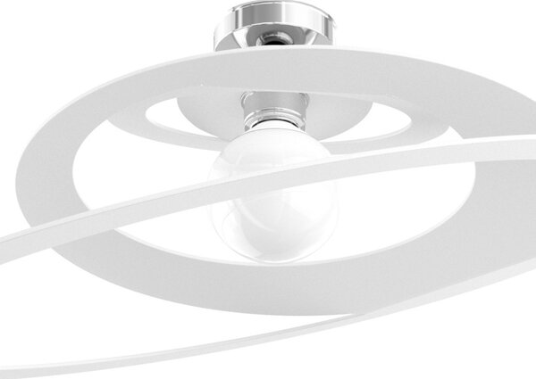 Plafoniera moderno metallo top light bungee 1197 pl70 e27 led lampada soffitto - Top Light