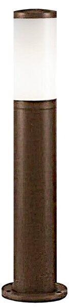 Lampioncino esterno sovil panama 826 36 e27 led alluminio corten lampada terra esterno - Sovil Illuminazione