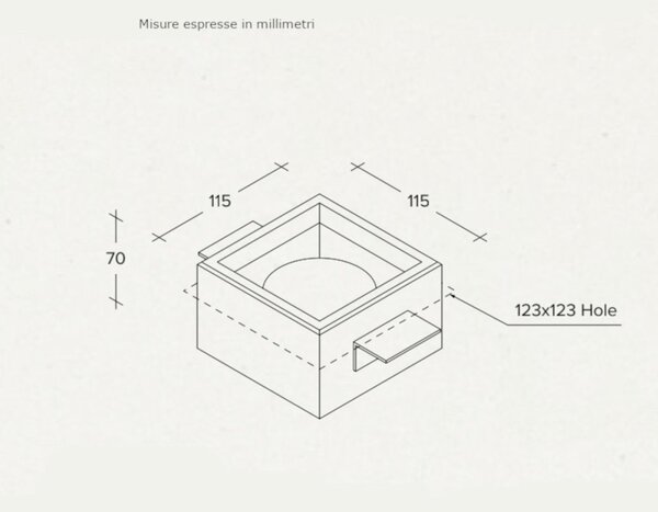 Faretto incasso sforzin illuminazione filiatra' t381 gx53 led moderno soffitto cartongesso - Sforzin Illuminazione
