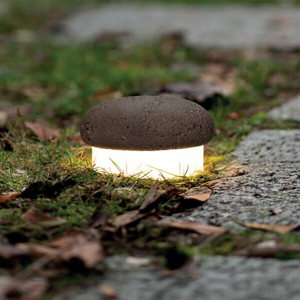 Segnapasso rustico esterno 9010 belfiore oolite terra 1115f 24v 3000k 670lm lampada terra classica - Belfiore - 9010 Outdoor