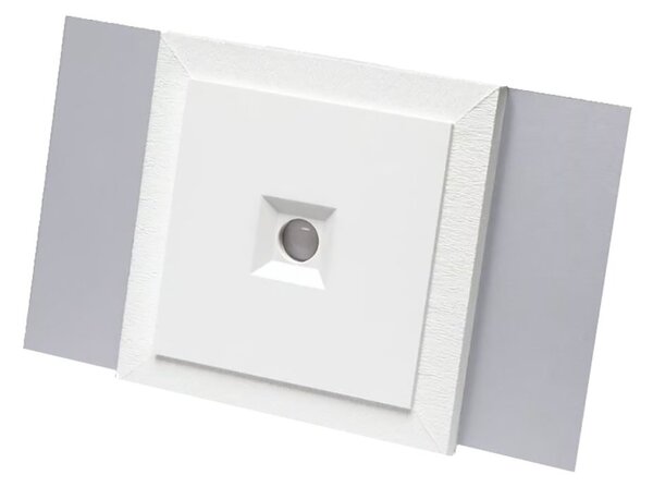 Faretto incasso gesso 9010 belfiore miniled square 4250 r 50g ip20 ip44 plafone soffitto bianco verniciabile - Belfiore - 9010