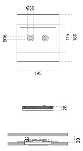 Faretto incasso gesso 9010 belfiore miniled dor 4248 s 50g ip20 ip44 plafone soffitto bianco verniciabile - Belfiore - 9010
