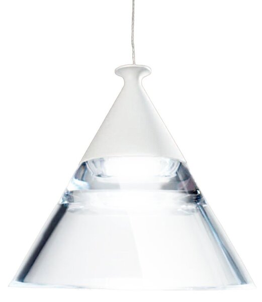 Lampadario led promoingross cony s5a wh 2677lm bianco lampada soffitto moderna cono - Promoingross