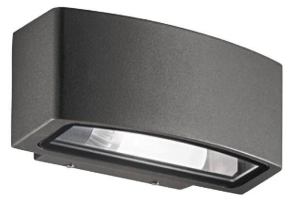 Outlet applique moderno ideal lux ges701 e27 led ip54 metallo lampada parete - Lampadari Bartalini Outlet