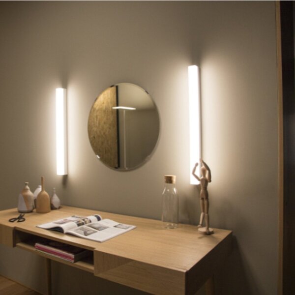 Outlet applique moderno linea light group kioo 7906 led alluminio policarbonato lampada parete - Lampadari Bartalini Outlet