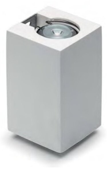 Outlet applique gesso belfiore 2533 gu4 d35 led dipingere moderno biemissione - Lampadari Bartalini Outlet