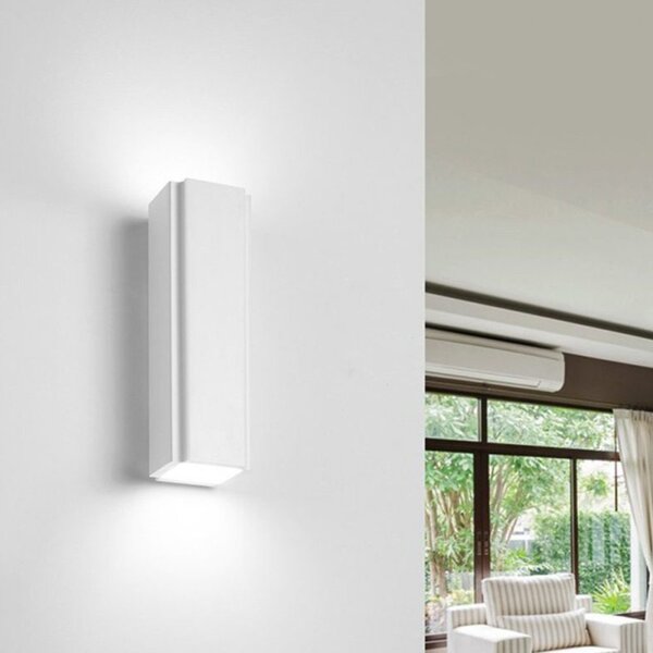 Outlet applique gesso sforzin sicyon t202 g9 led biemissione lampada parete - Lampadari Bartalini Outlet