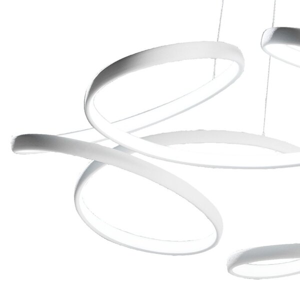 Lampadario led promoingross flower s93 led cct 4032lm dimmerabile dinamica telecomando - Promoingross